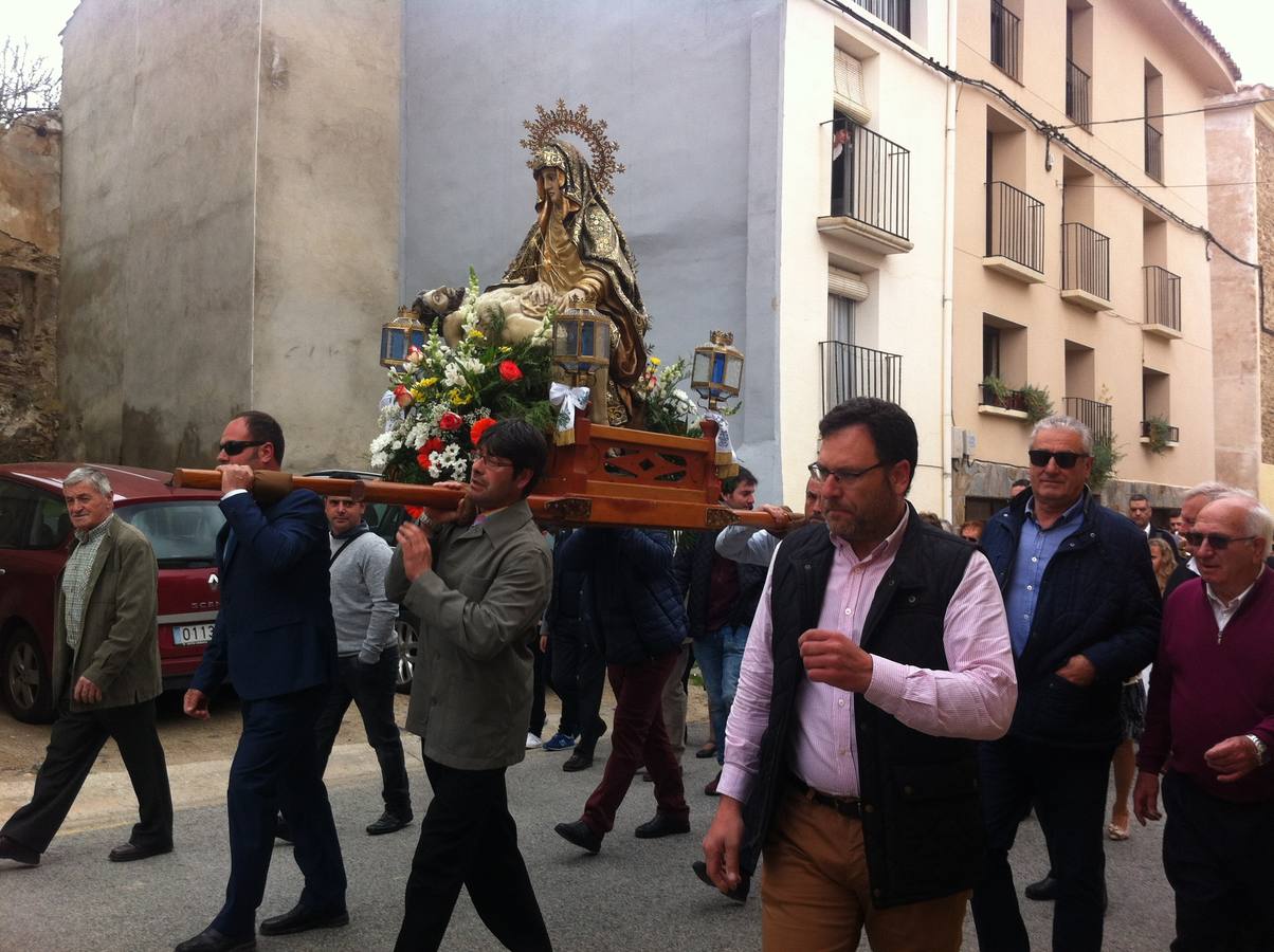 Fotos: Gravalos: procesion por la Virgen del Humilladero