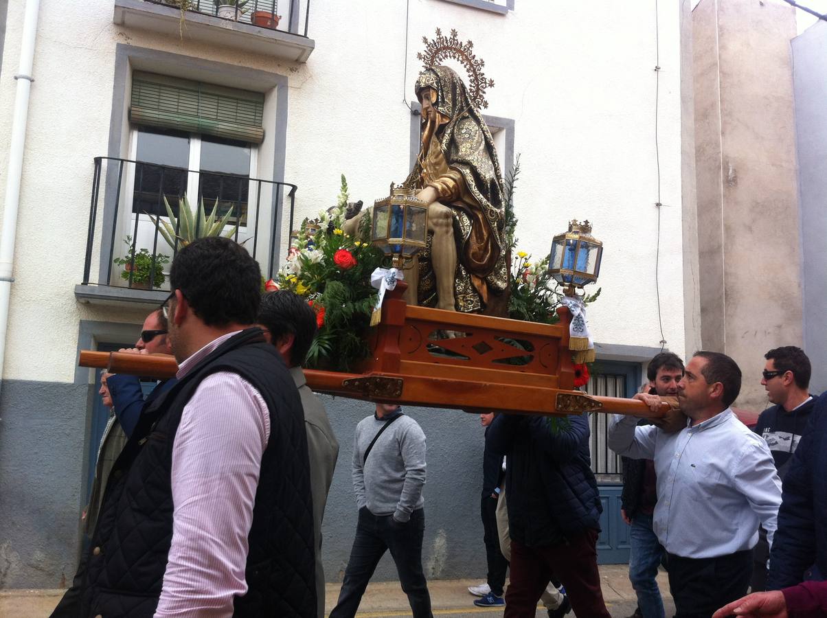 Fotos: Gravalos: procesion por la Virgen del Humilladero