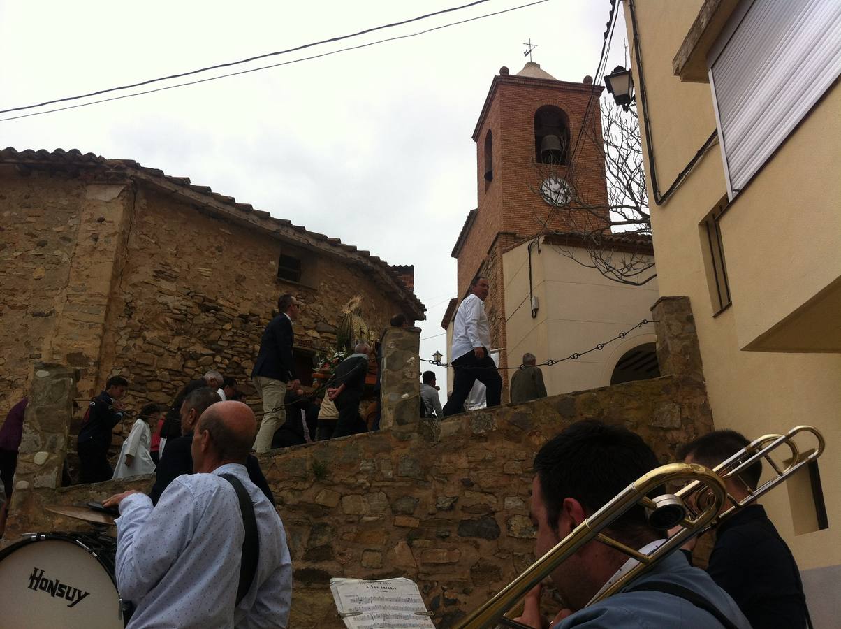 Fotos: Gravalos: procesion por la Virgen del Humilladero