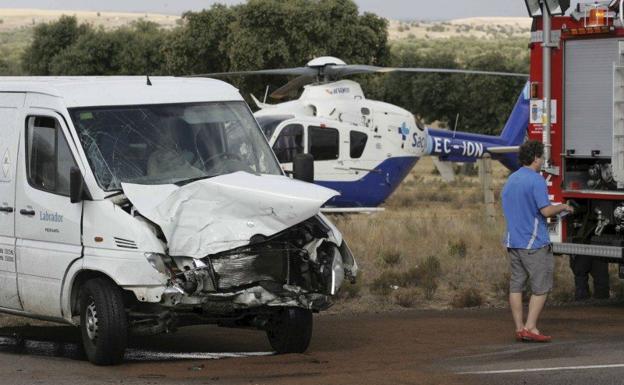 Los accidentes con furgonetas se disparan con el auge del comercio electrónico