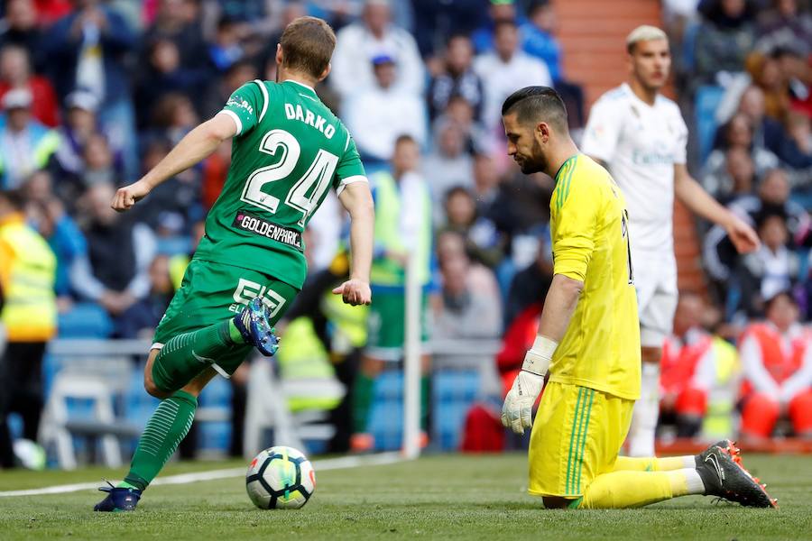 El conjunto blanco, con un once plagado de suplentes y poco habituales, quiere ganar al Leganés para acercarse a la segunda plaza que ocupa el Atlético de Madrid.