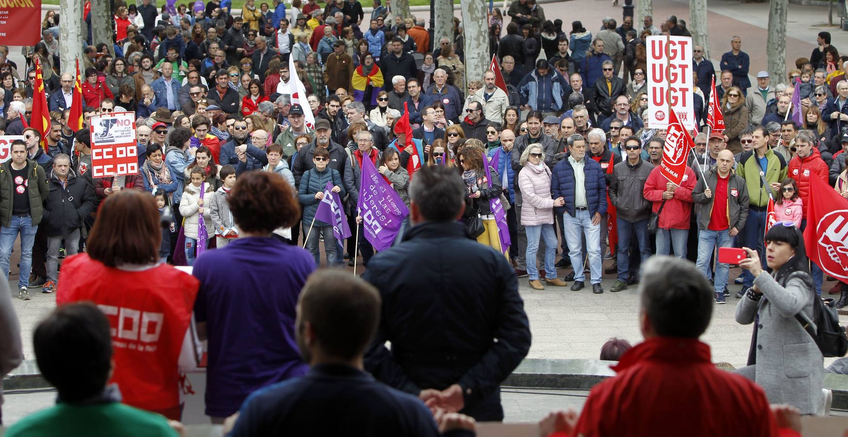 Fotos: Manifestación del 1 de Mayo en Logroño