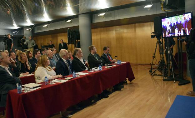 Reunión de eurodiputados del Grupo Popular europeo en Logroño. :: m. herreros
