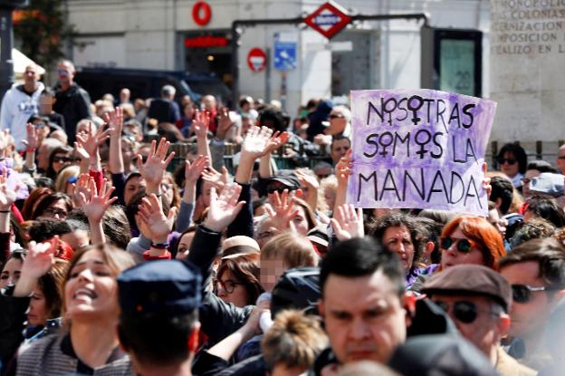 NUEVAS MANIFESTACIONES CONTRA LA SENTENCIA DE LA MANADA