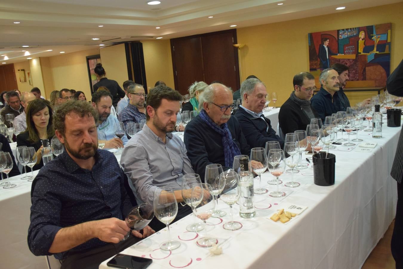 Félix Martínez, de Bodegas Martínez Corta, presentó sus vinos en el Club de Catas de lomejordelvinoderioja.com.