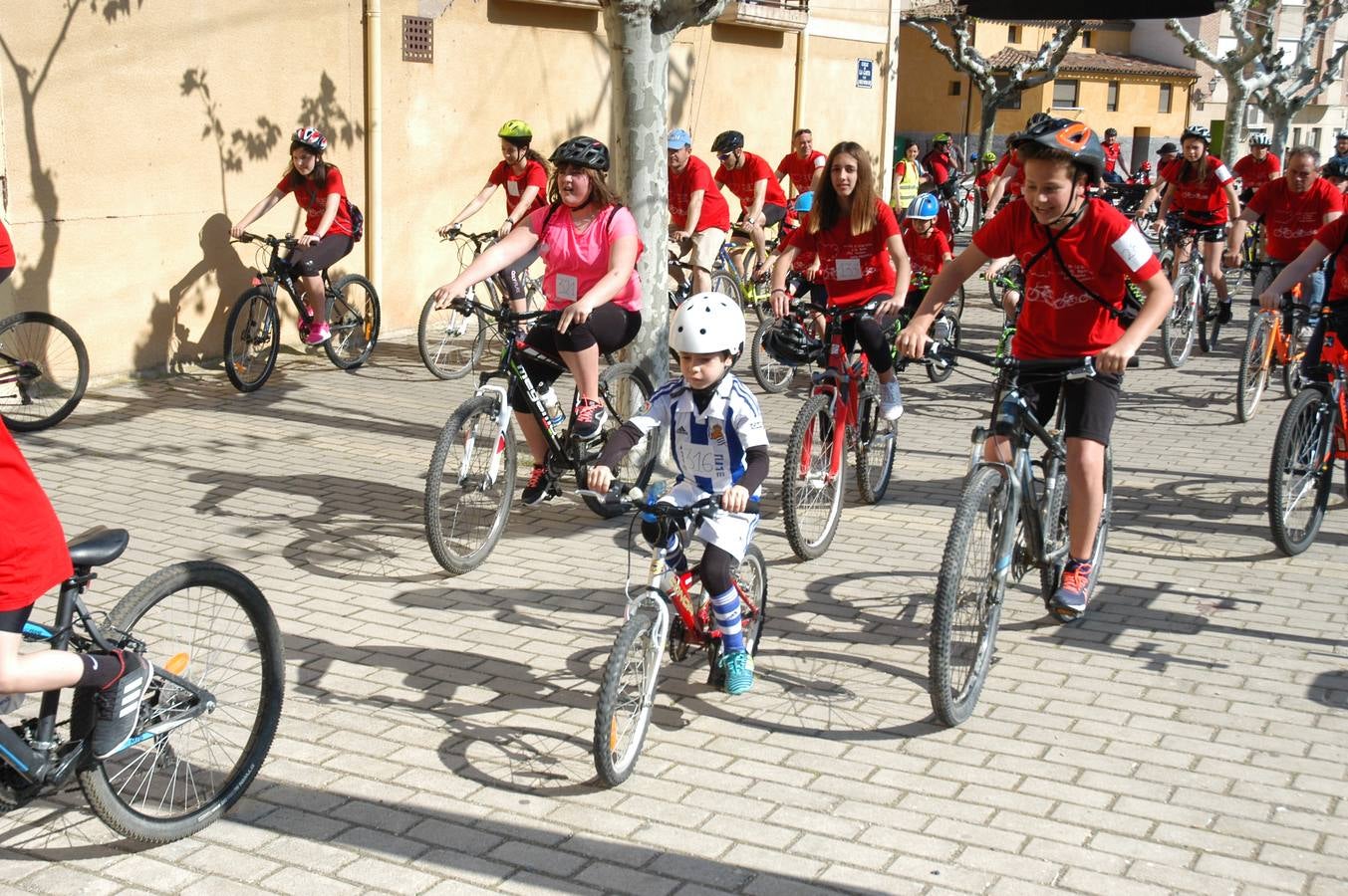 386 cicilistas participaron en el décimo quinto Día de la Bicicleta de Cervera, organizado por la AMPA de Primaria.