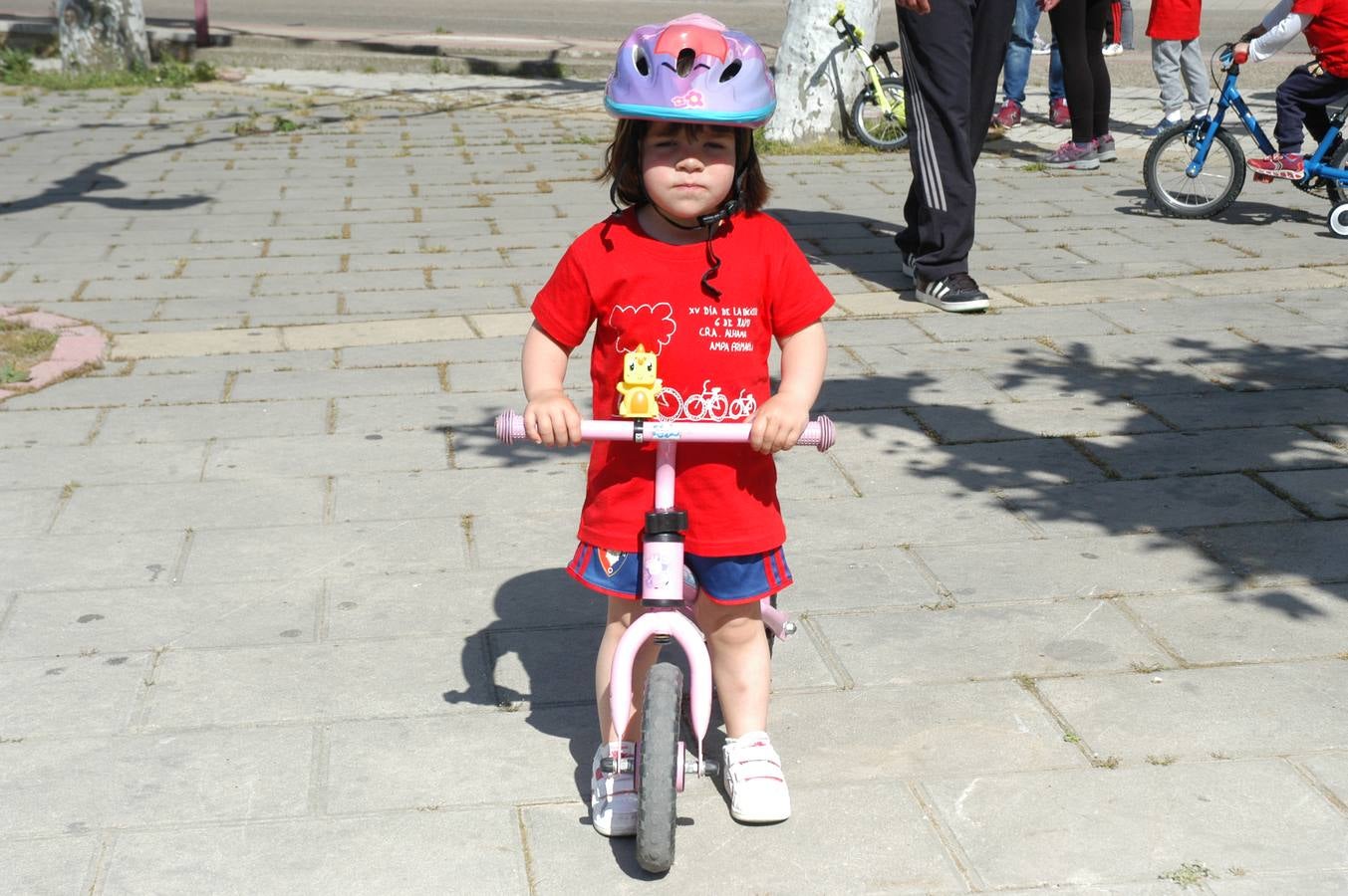386 cicilistas participaron en el décimo quinto Día de la Bicicleta de Cervera, organizado por la AMPA de Primaria.