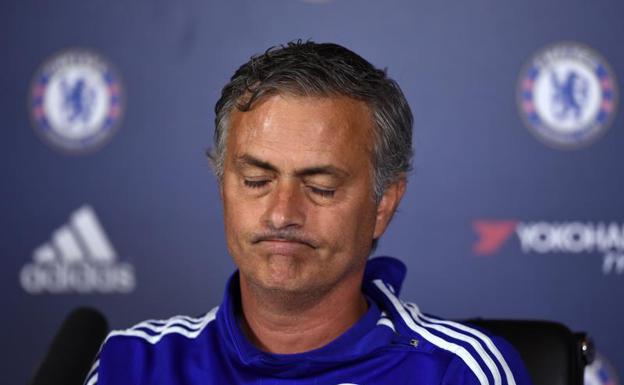 José Mourinho, cuando dirigía al Chelsea. 