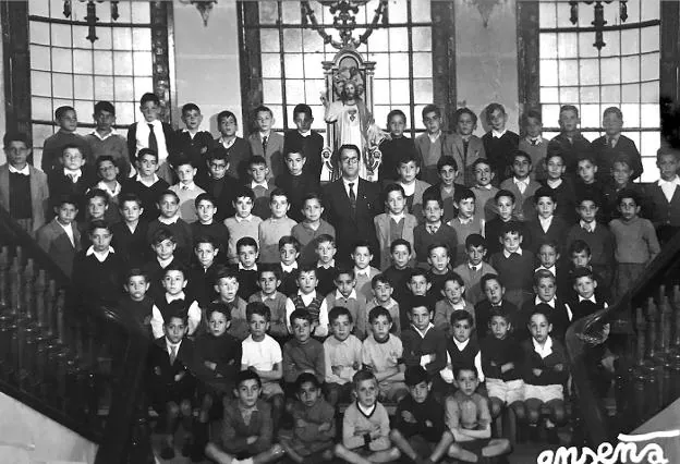 Alumnos de Escolapios,    en 1956