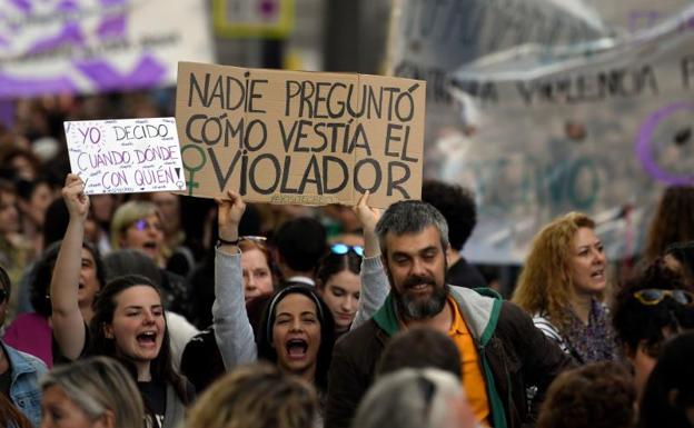 Cientos de manifestantes el pasado 4 de mayo en Madrid.