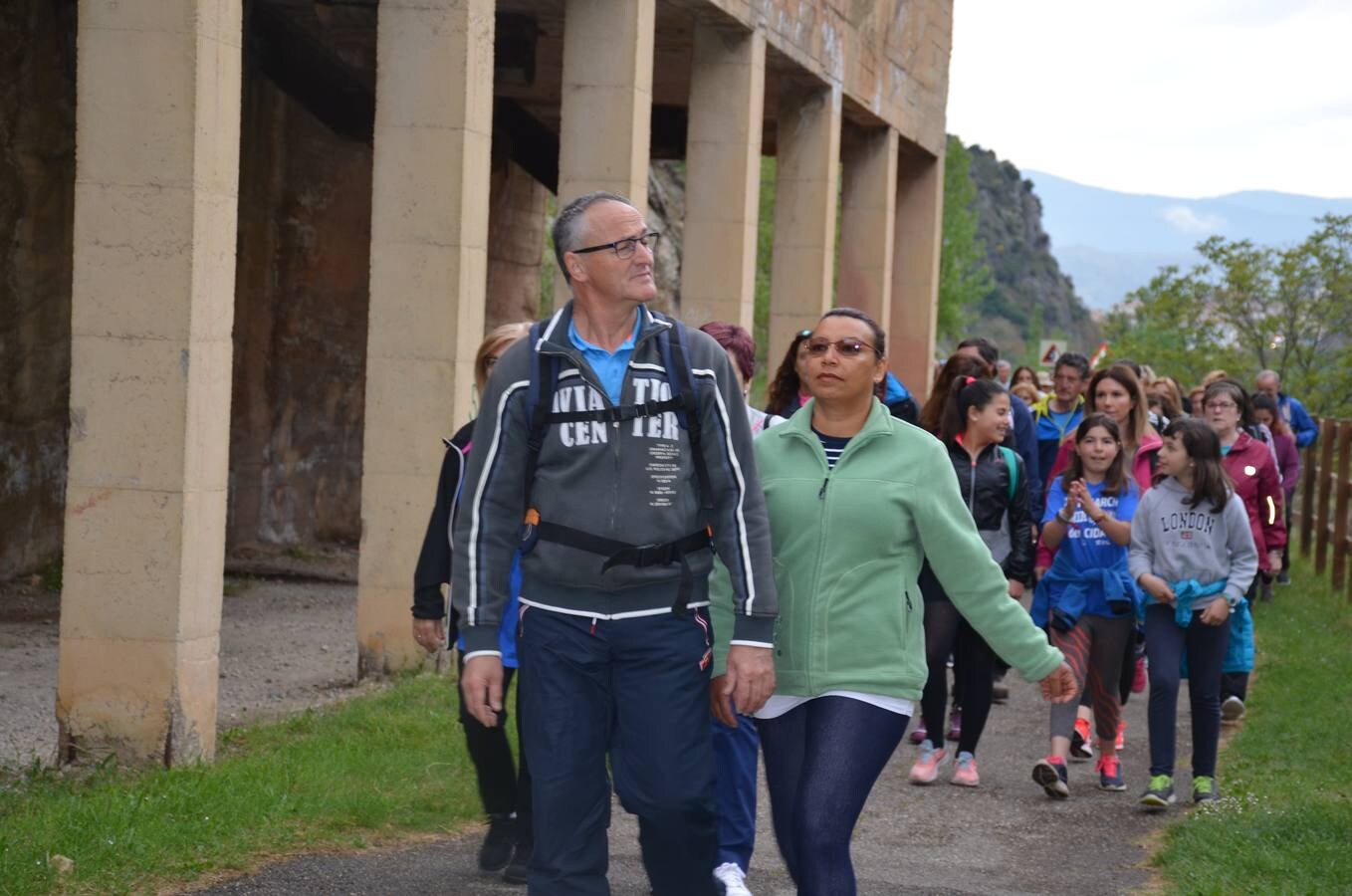 Fotos: Marcha por la vía verde del Cidacos en Calahorra