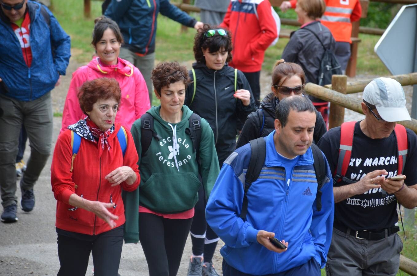 Fotos: Marcha por la vía verde del Cidacos en Calahorra