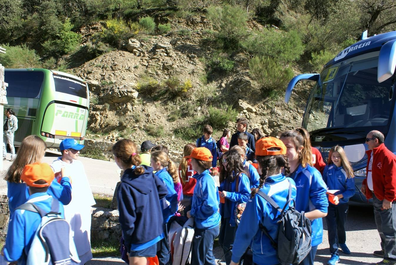 Fotos: Peregrinación de escolares a Valvanera