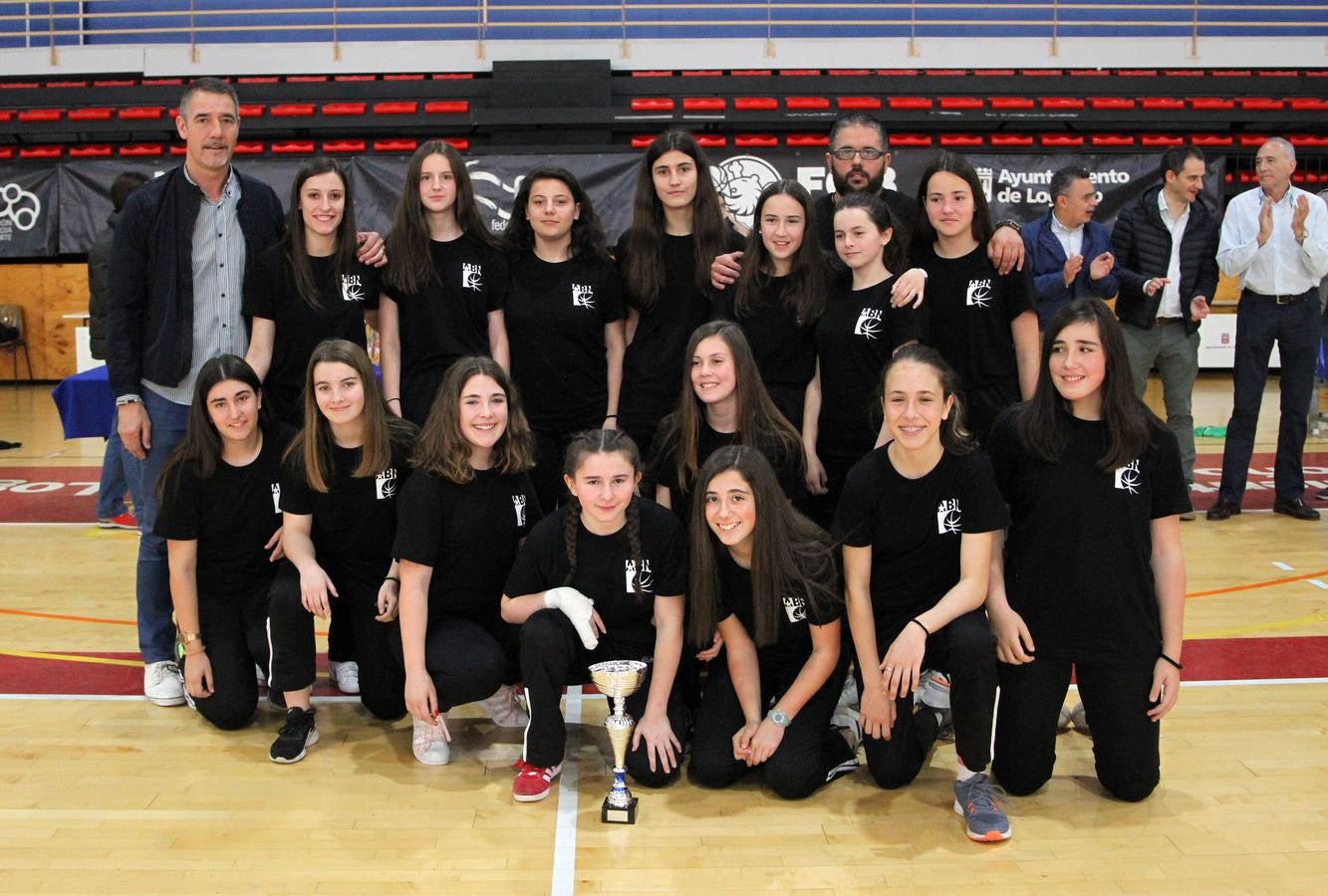 Lobete fue el lugar elegido para la celebración del Día del Baloncesto riojano