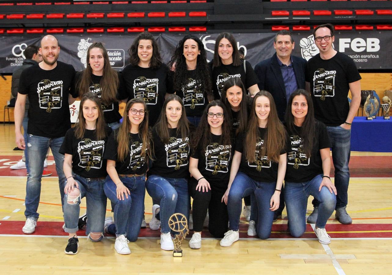 Lobete fue el lugar elegido para la celebración del Día del Baloncesto riojano