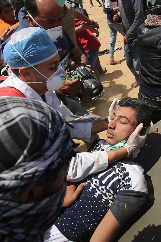 Más de cuarenta muertos y más de un millar de fallecidos en Gaza, en las protestas contra la embajada de EE UU en Jerusalén