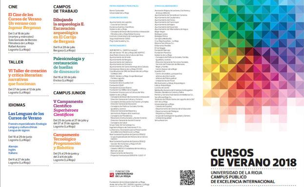 Ya puedes reservar tu curso de verano de la Universidad de La Rioja