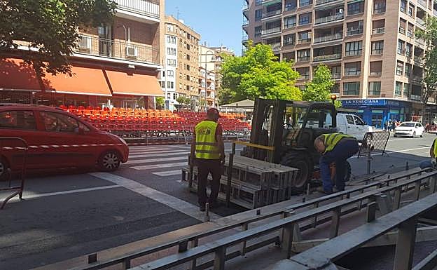 Logroño se prepara para el Desfile.