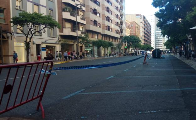 San Antón, sin coches aparcados