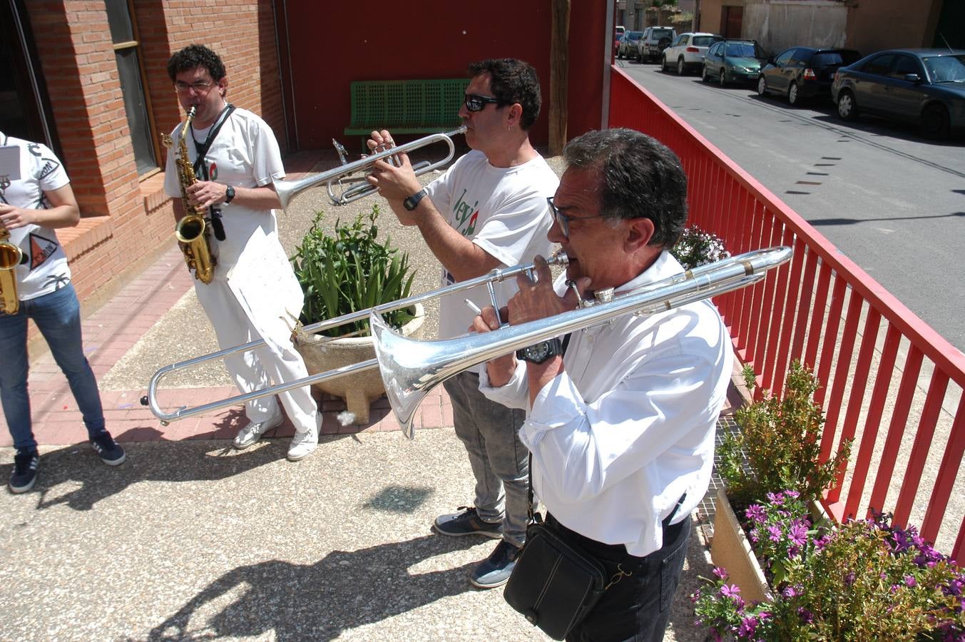 Procesión de Santa Quiteria celebrada el martes en las fiestas de Bergasa