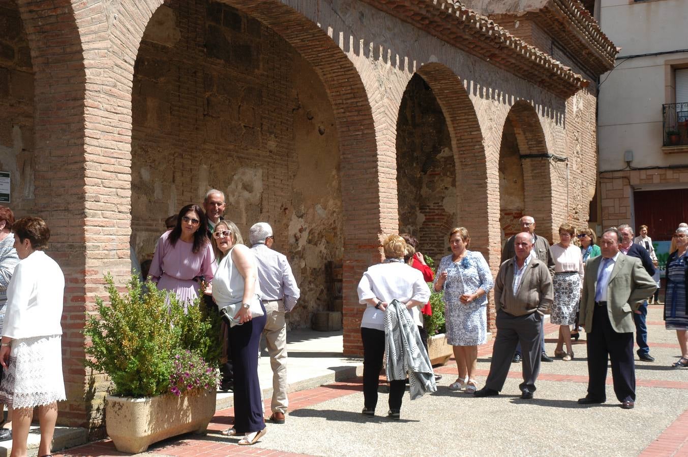 Procesión de Santa Quiteria celebrada el martes en las fiestas de Bergasa