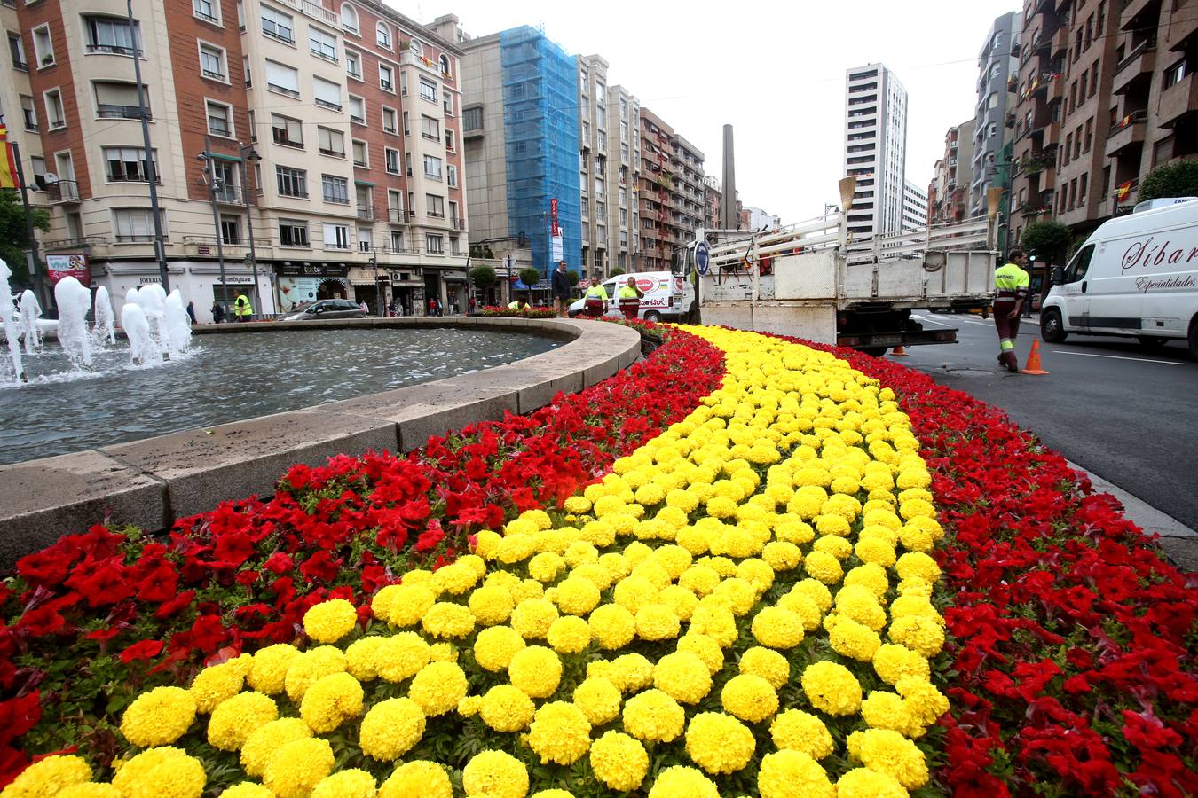 Logroño da los últimos retoques a la ciudad para acoger el Desfile del Día de las Fuerzas Armadas