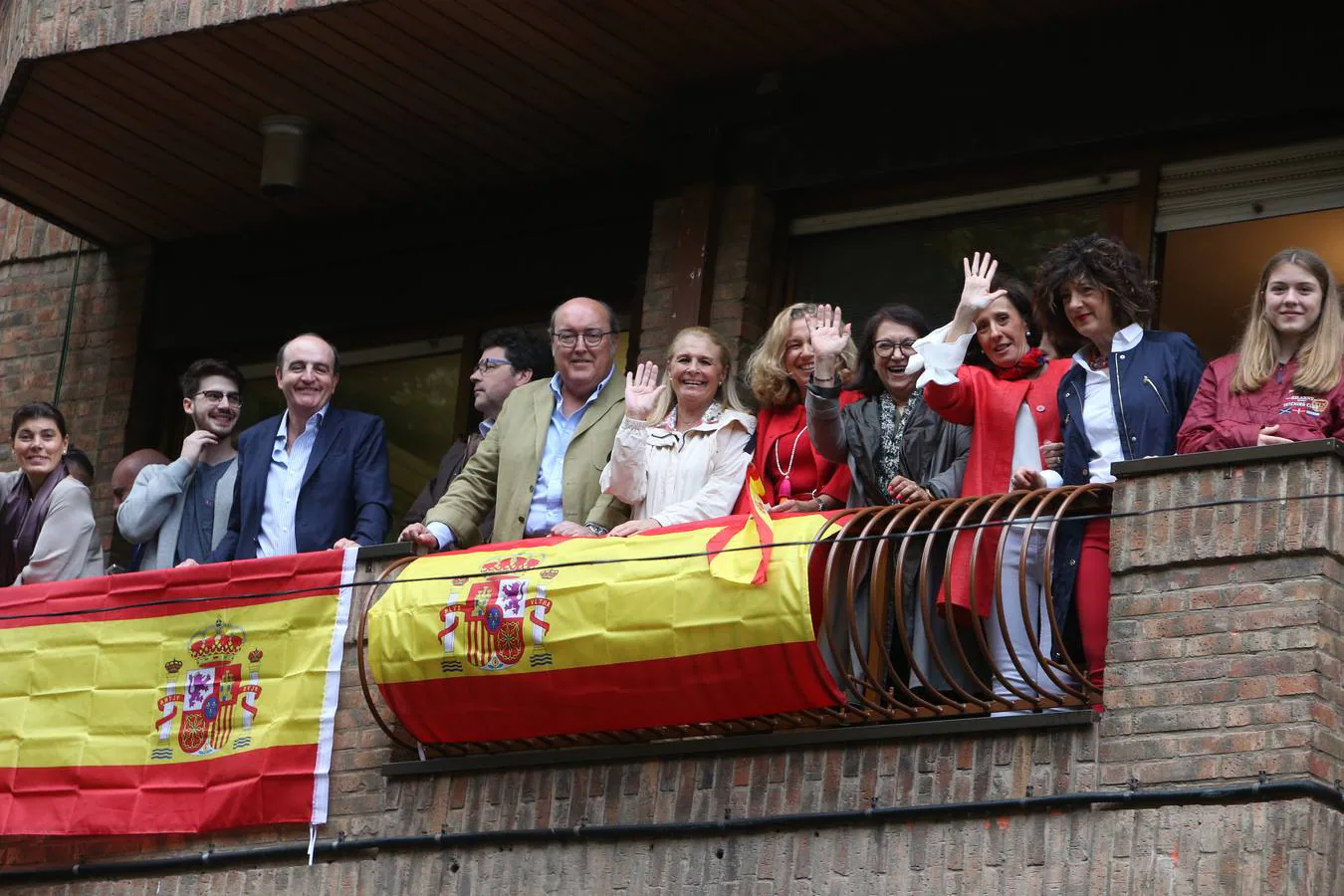 Los logroñeses se agolparon en las calles desde primera hora de la mañana