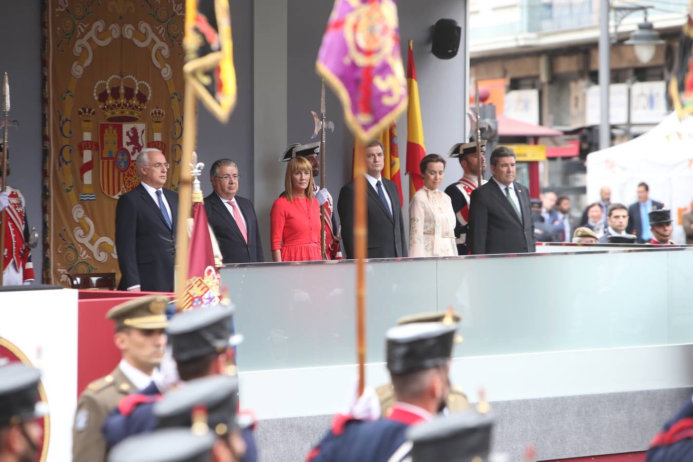 Los Reyes de España presidieron en Logroño el Desfile del Día de las Fuezas Armadas, en el que participaron hasta 2.678 militares.