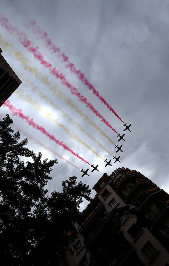 Los Reyes de España presidieron en Logroño el Desfile del Día de las Fuezas Armadas, en el que participaron hasta 2.678 militares.