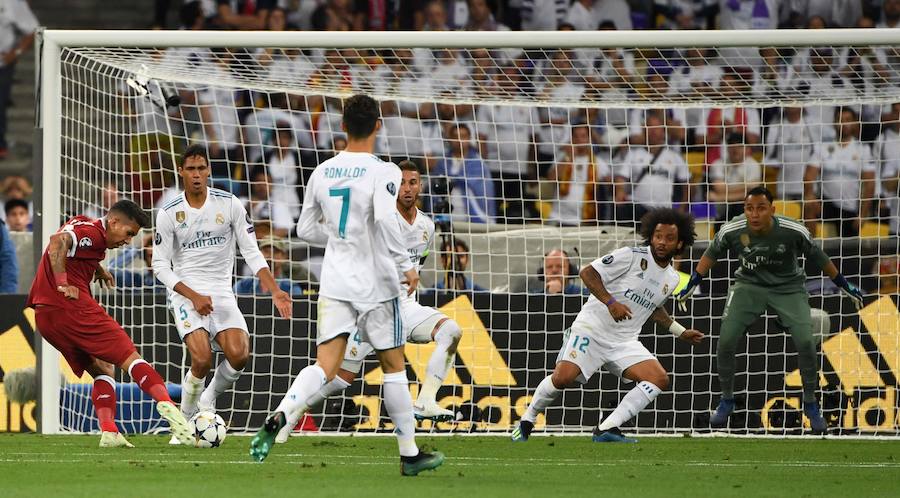 Las mejores imágenes de la final de la Champions League disputada en Kiev entre el Real Madrid y el Liverpool. 