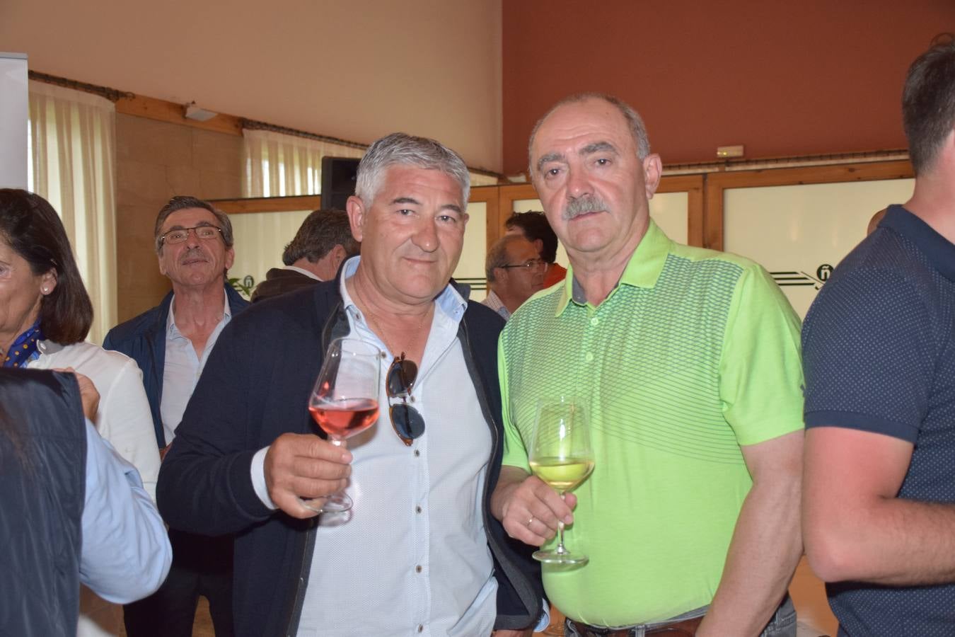 Los jugadores disfrutaron de una cata de vinos de Bodegas Monte Real, del Grupo La Navarra.