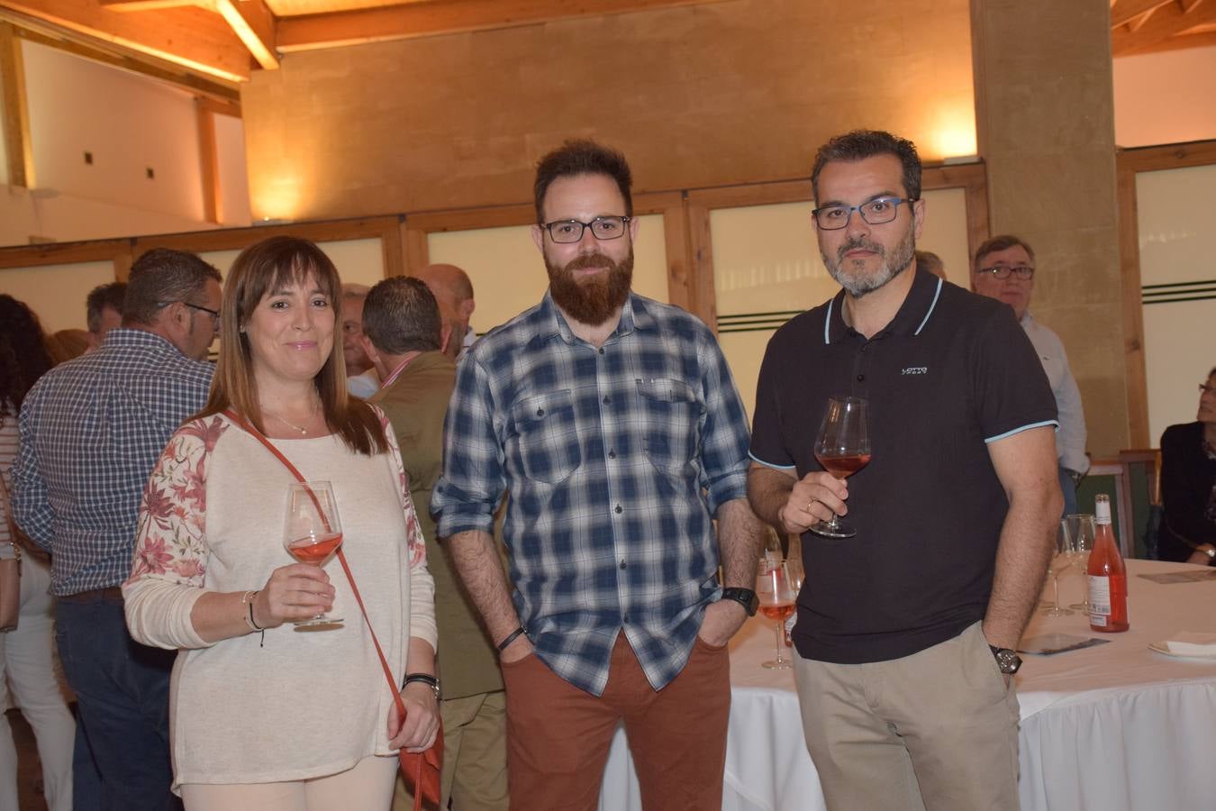 Los jugadores disfrutaron de una cata de vinos de Bodegas Monte Real, del Grupo La Navarra.