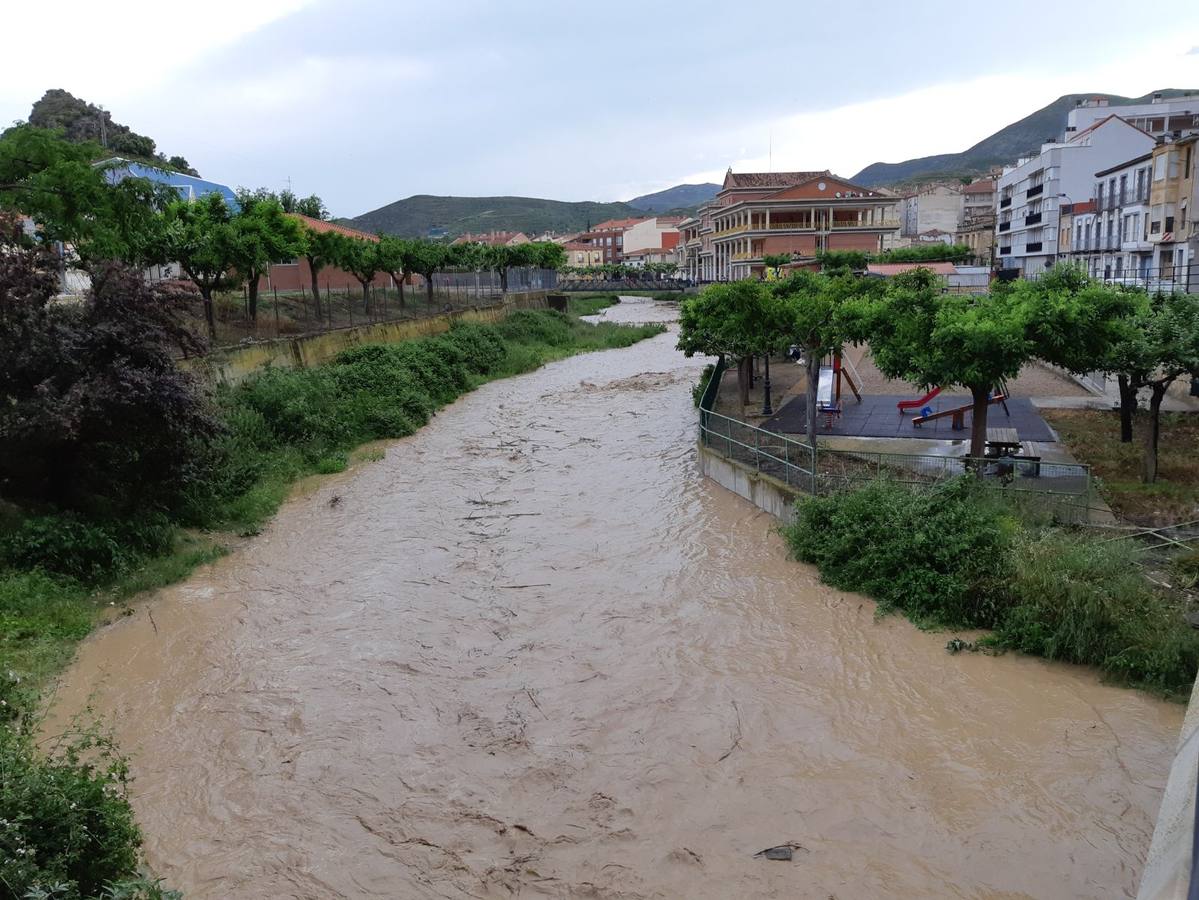 mágnes de la tormenta a su paso por Cervera.