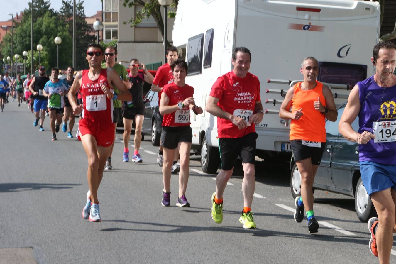 Las imágenes de la carrera.