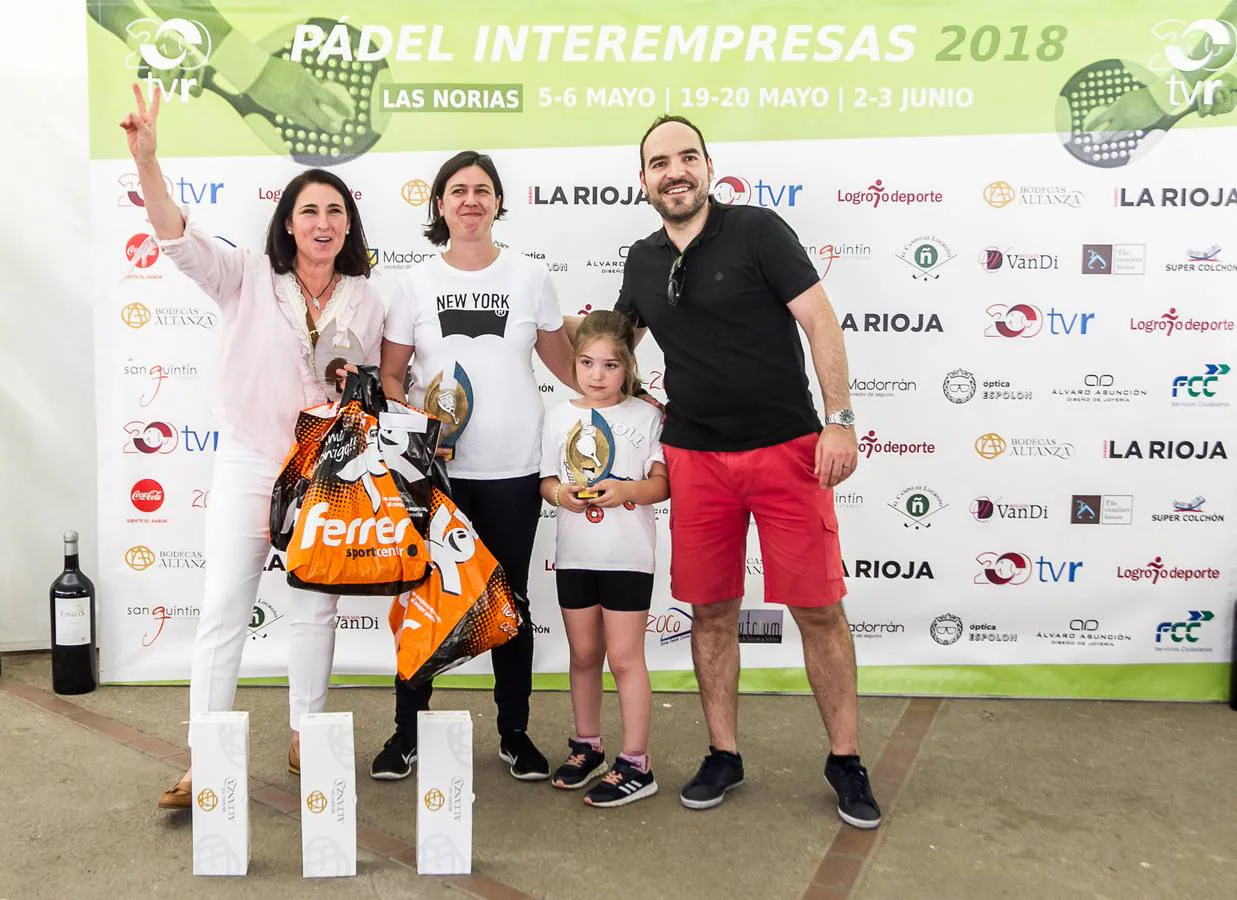 Ismobel Selen Norton y Notton se adjudican los títulos principales del XIV Torneo Interempresas de La Rioja de pádel