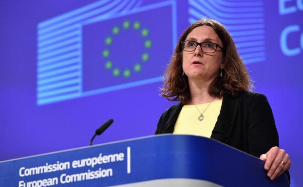 La comisaria europea de Comercio, Cecilia Malmström.