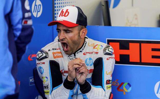 Héctor Barberá, piloto de Moto2. 