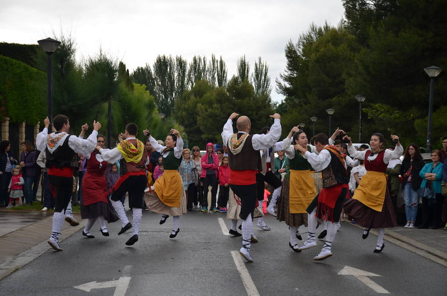 Tradición y folclore popular en Calahorra con motivo de la celebración del Día de La Rioja. La jornada matinal amenazó lluvia, pero no restó ilusión a los que decidieron participar en los actos.