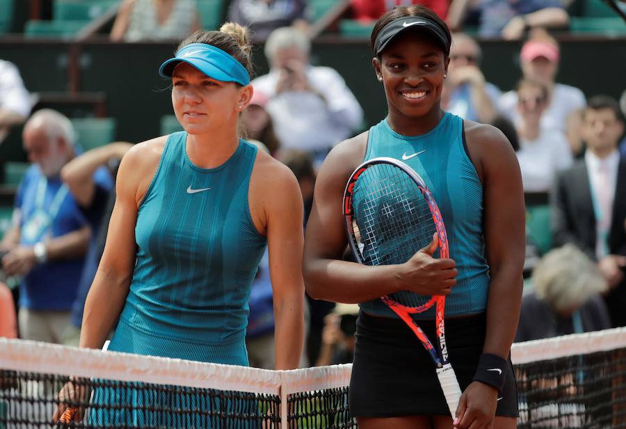 Halep derrota a la estadounidense Stephens en la final de Roland Garros femenino. La rumana, número uno del mundo, se hace así con su primer Grand Slam tras tres intentos fallidos 