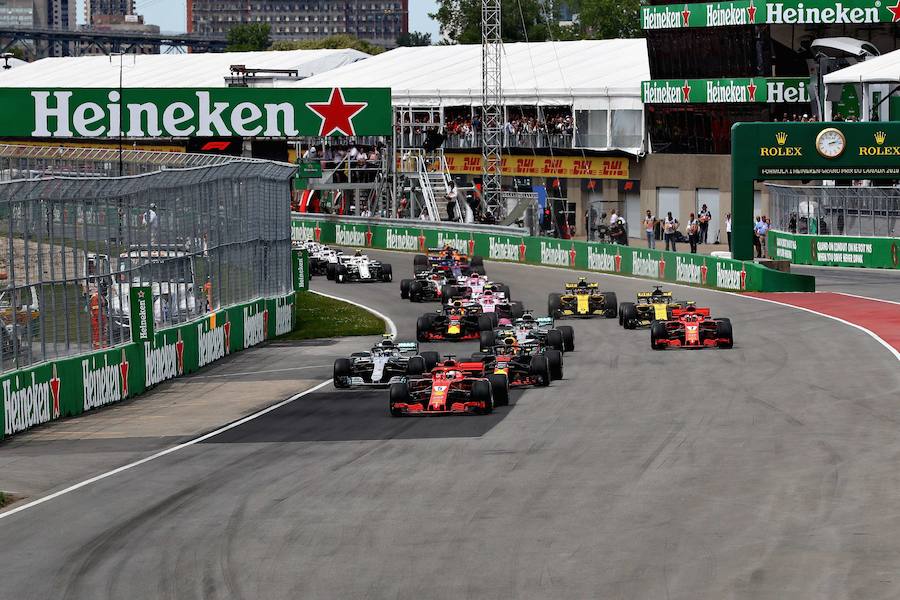 Vettel se impuso en Canadá mientras que Alonso tuvo que abandonar la carrera en la vuelta 44 debido a problemas mecánicos. Carlos Sainz remontó una posición y acabó octavo