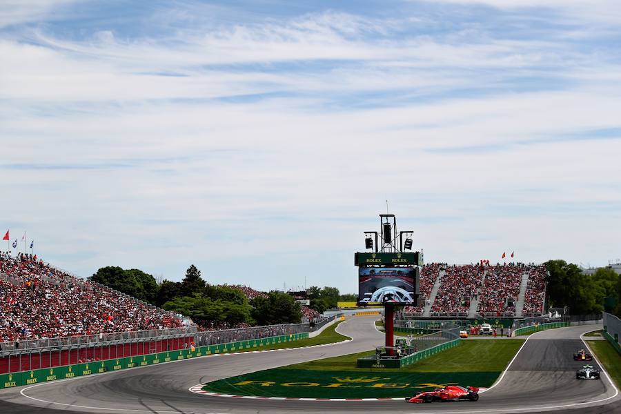 Vettel se impuso en Canadá mientras que Alonso tuvo que abandonar la carrera en la vuelta 44 debido a problemas mecánicos. Carlos Sainz remontó una posición y acabó octavo