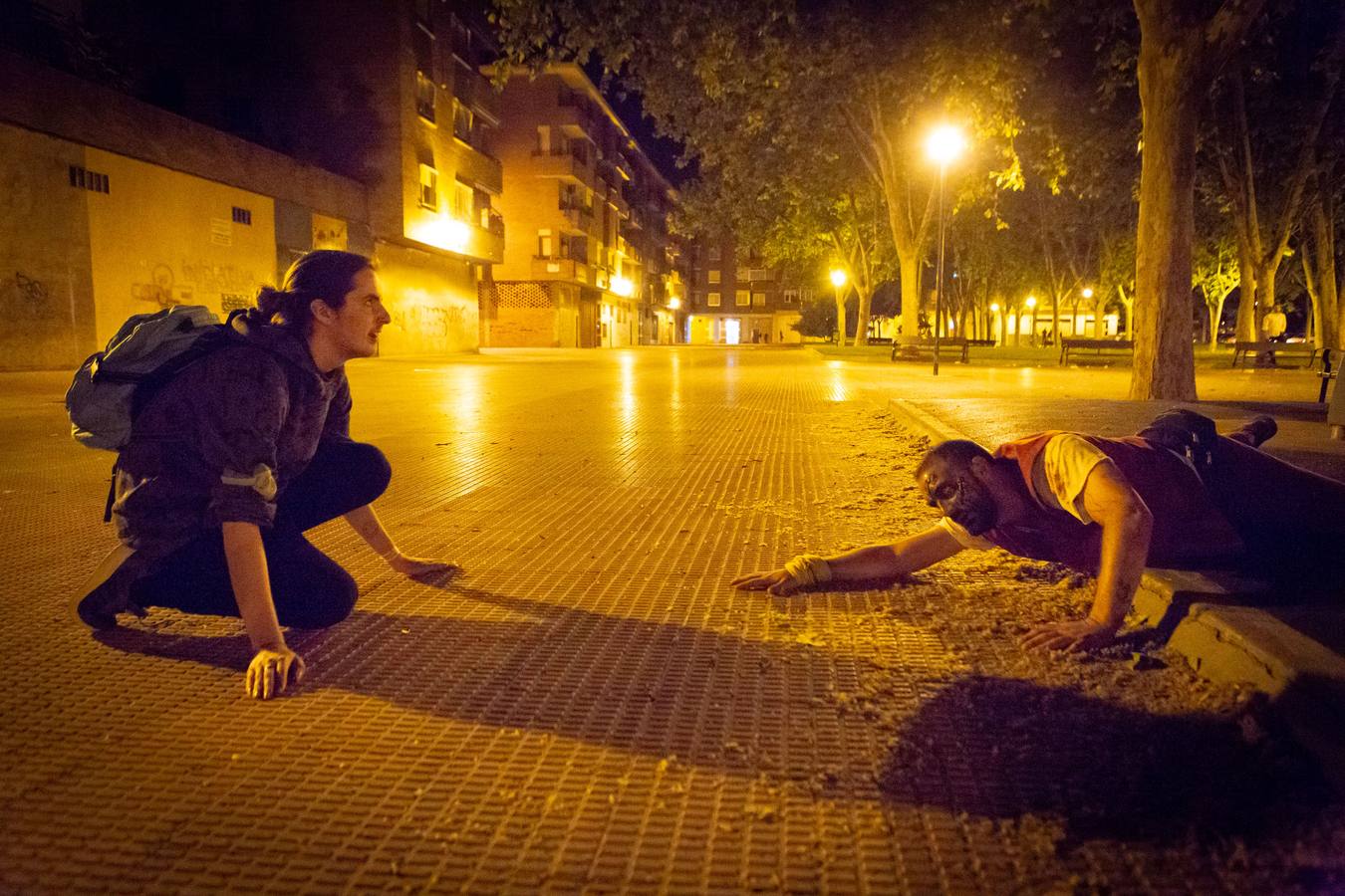 Logroño fue escenario anoche de un apocalipsisi zombie.