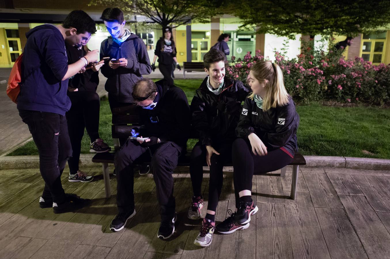 Logroño fue escenario anoche de un apocalipsisi zombie.