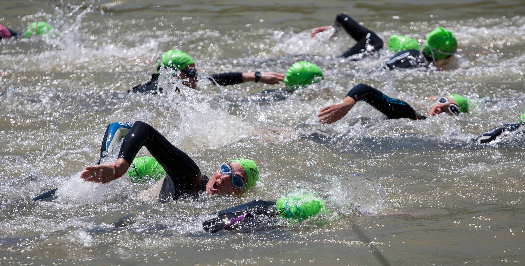 Prueba de natación.