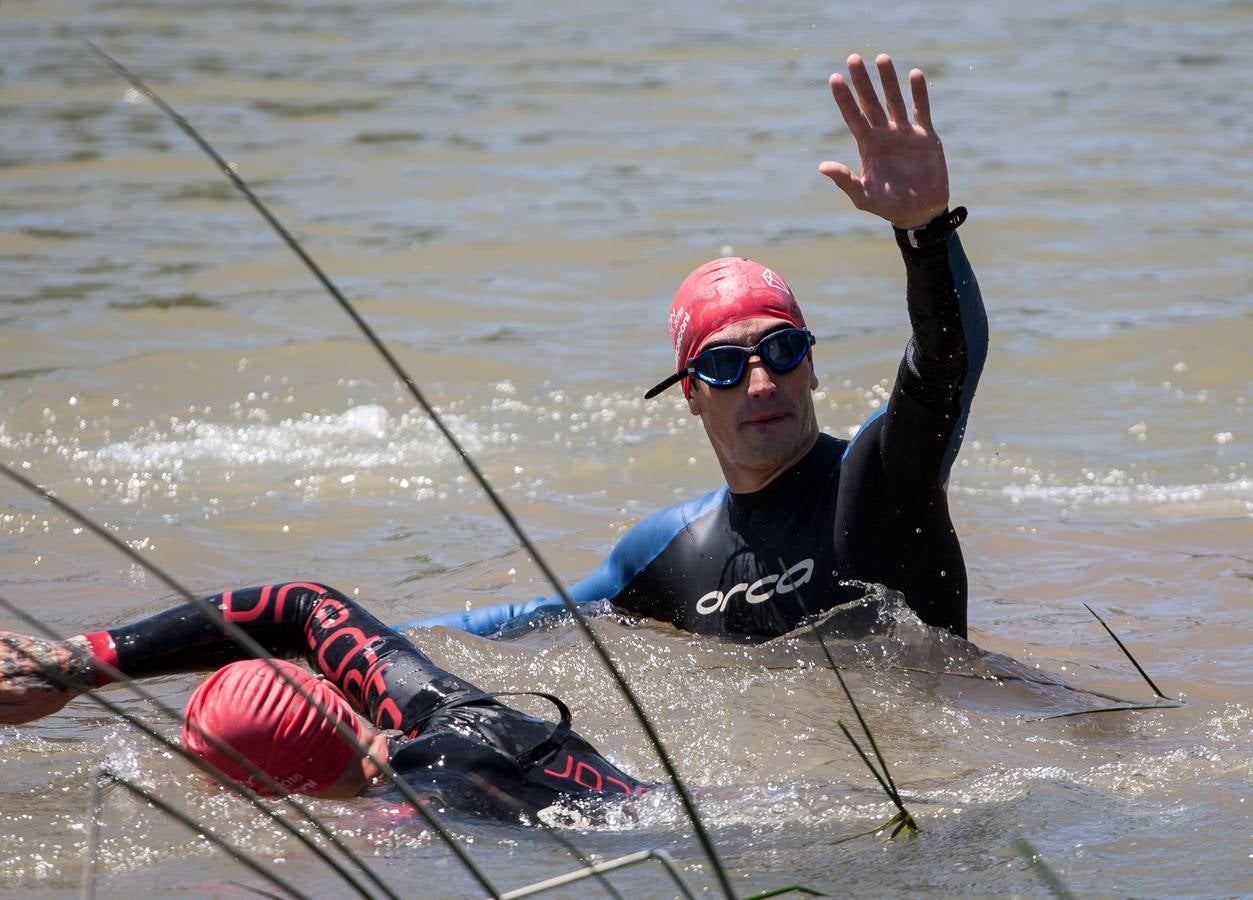 Prueba de natación.