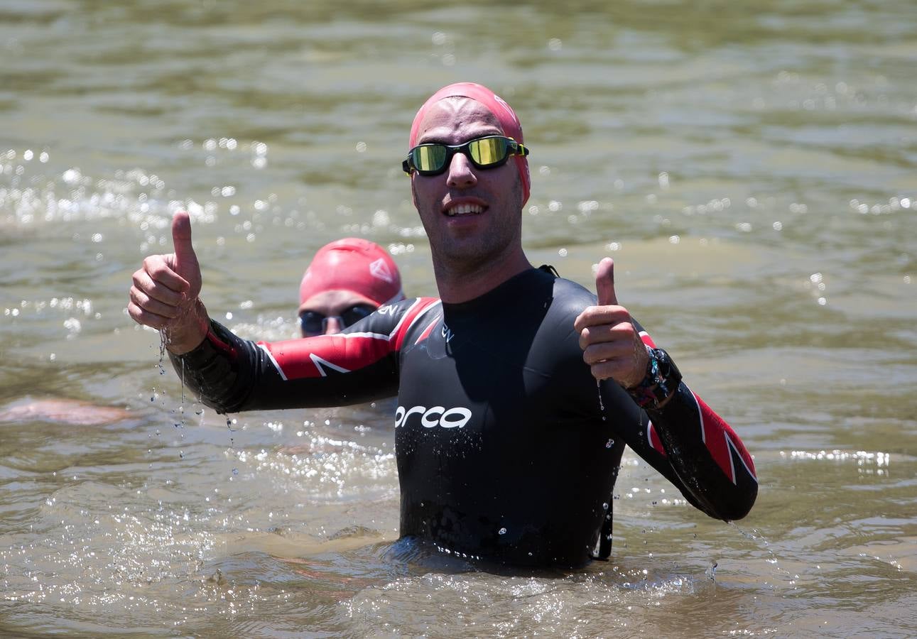 Prueba de natación.