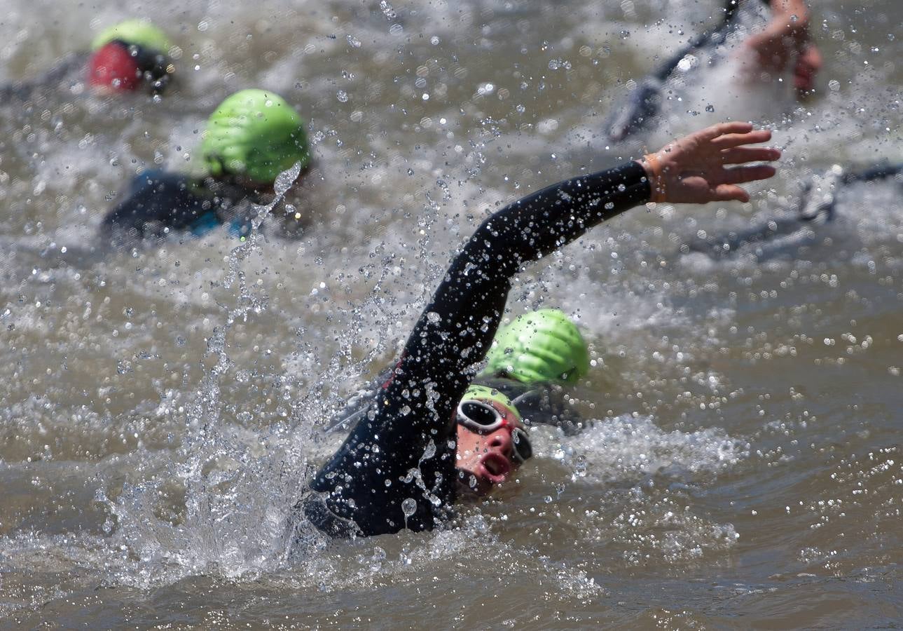 Prueba de natación.