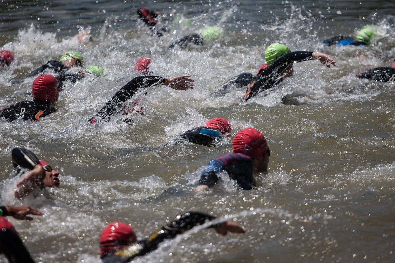 Prueba de natación.