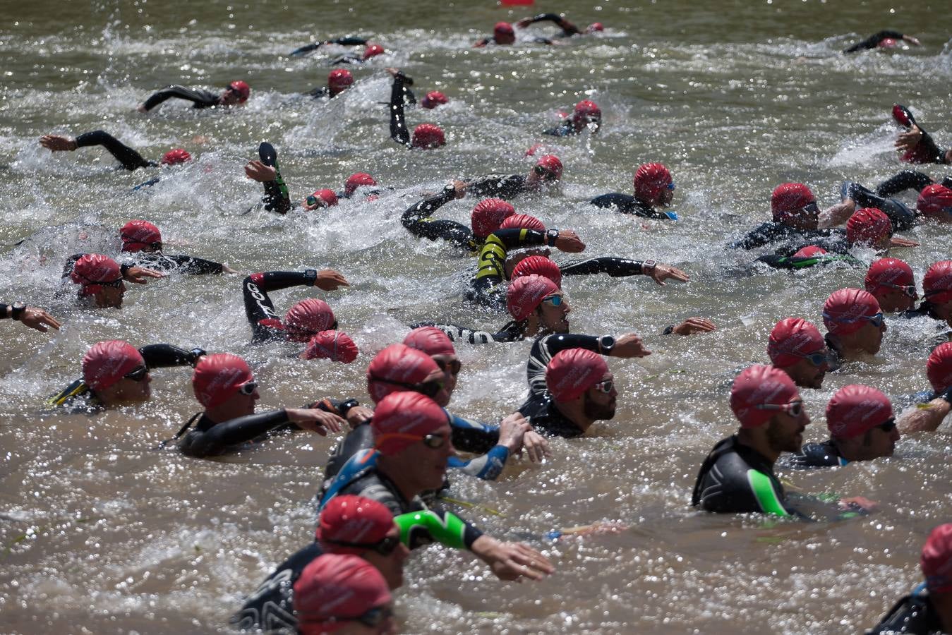 Prueba de natación.