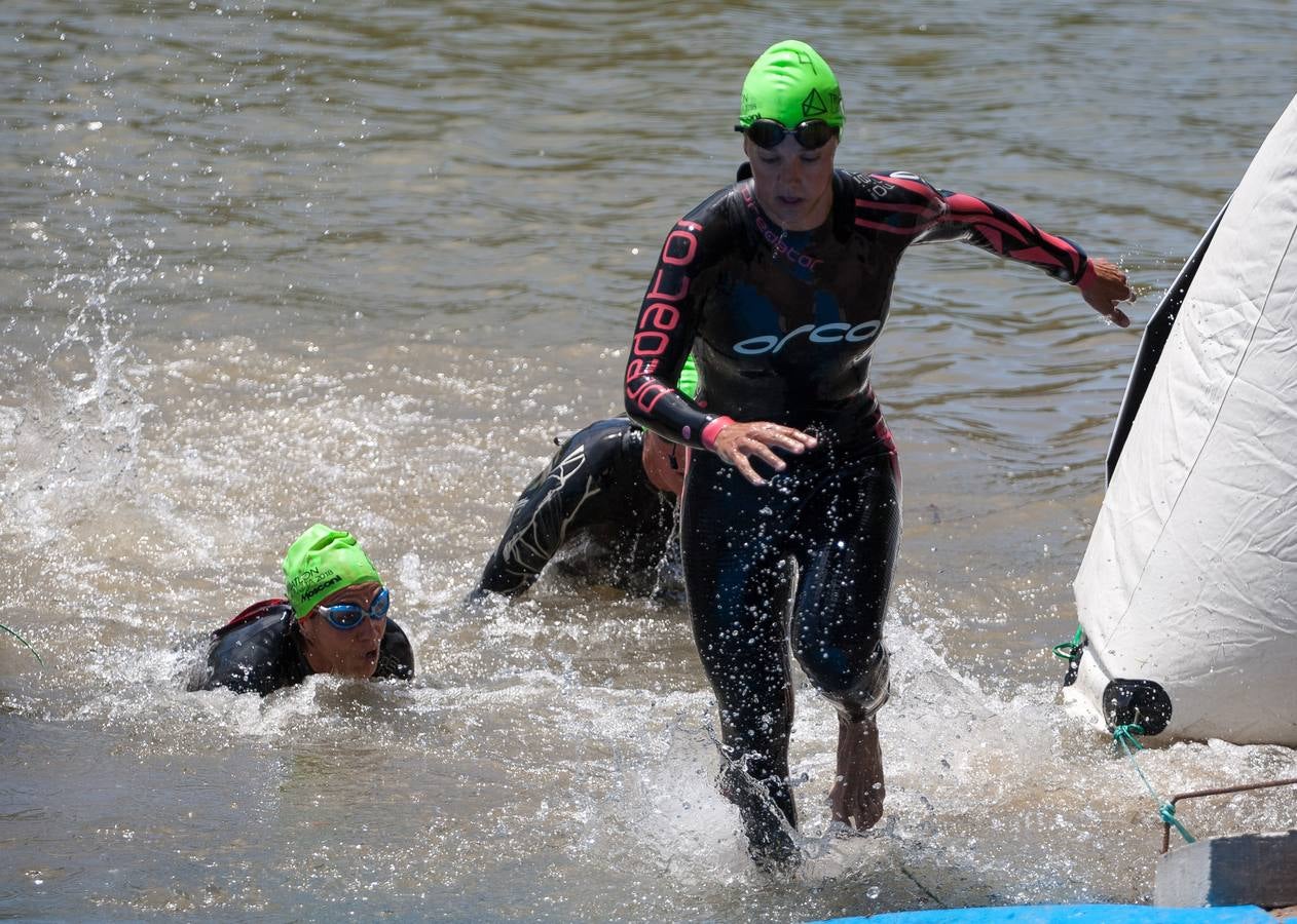 Prueba de natación.